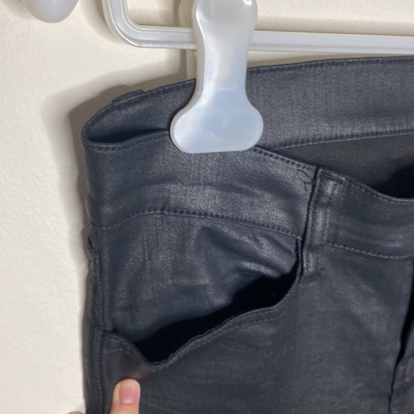 Madewell Skinny Skinny black coated Moto jeans size 26 - Picture 4 of 15